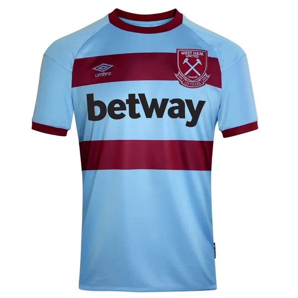 Camiseta West Ham United Replica Segunda Ropa 2020/21 Azul